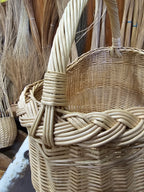 Vidutinė sandėliavimo pintinė — vytelių pintinė, 2 nuotrauka