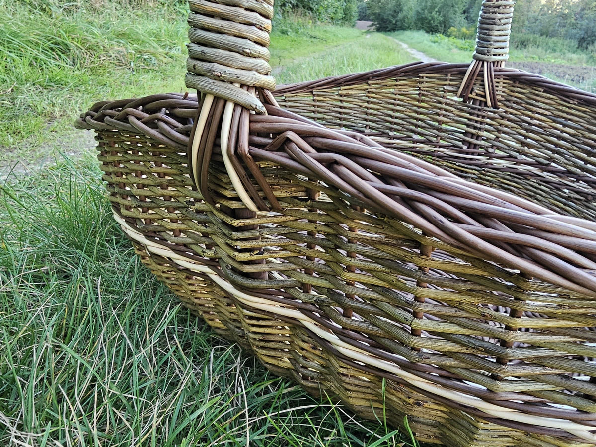 Set of 2 Nesting Wicker Baskets — wicker basket, view 4