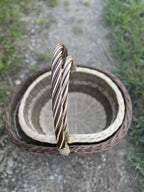 Set of 2 Nesting Wicker Baskets — wicker basket, view 6