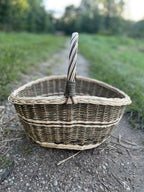 Set of 2 Nesting Wicker Baskets — wicker basket, view 8