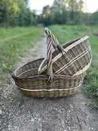 Set of 2 Nesting Wicker Baskets — wicker basket, view 9