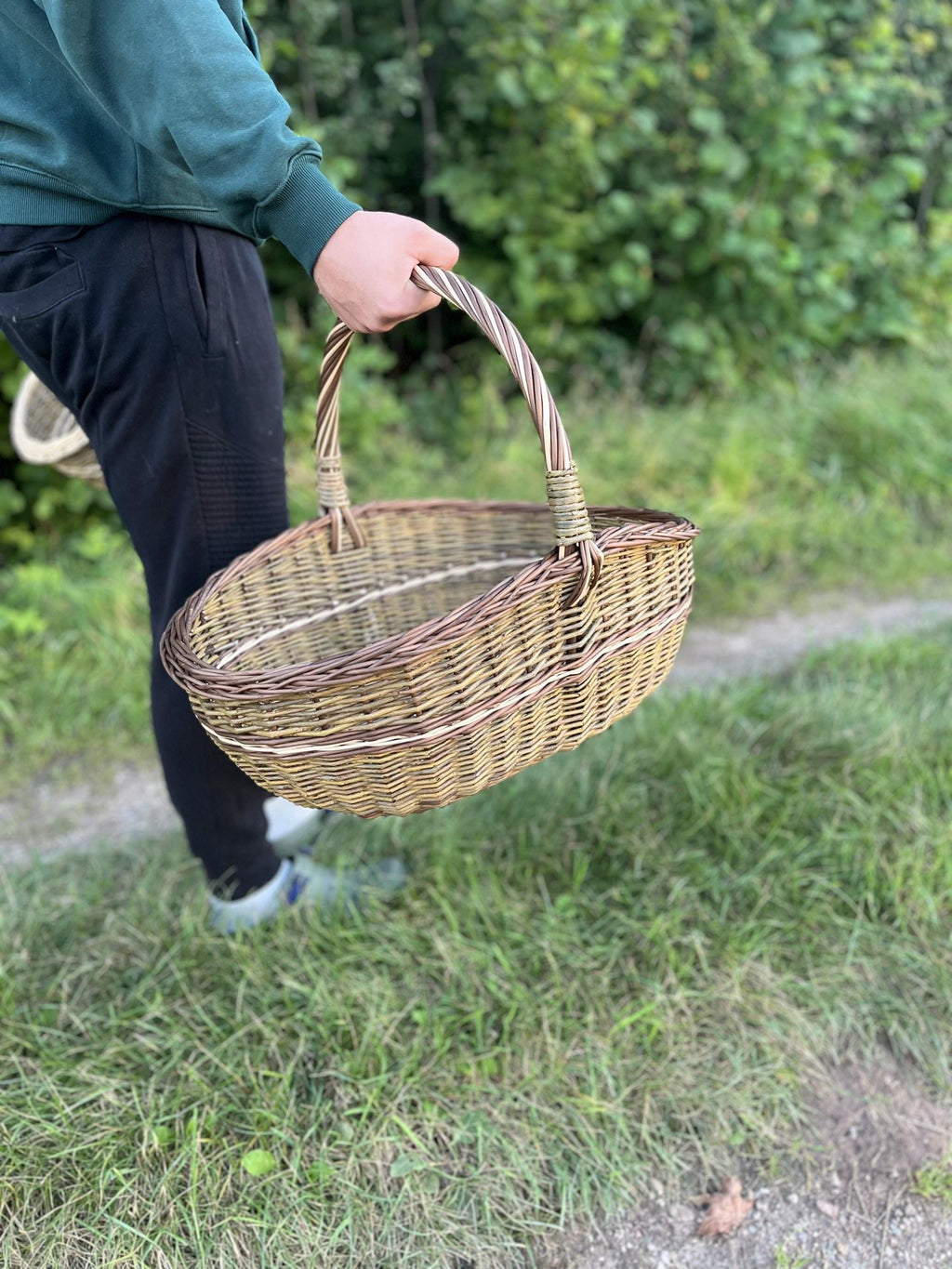 Set of 2 Nesting Wicker Baskets — wicker basket, view 11
