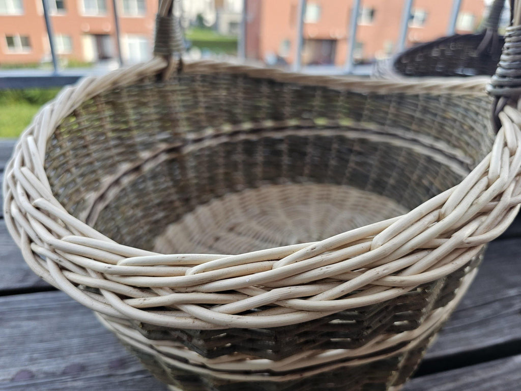 Set of 2 Nesting Wicker Baskets — wicker basket, view 16