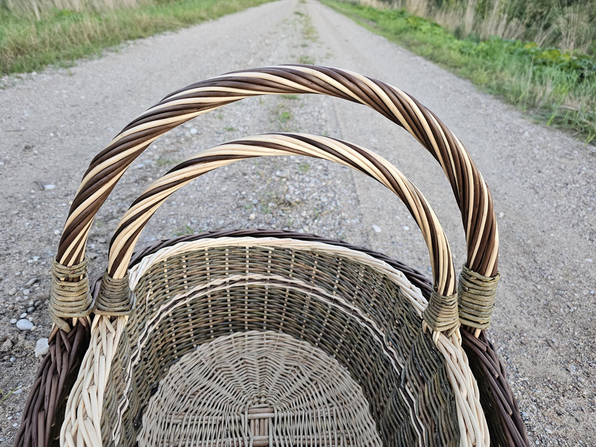 Set of 2 Nesting Wicker Baskets — wicker basket, view 18