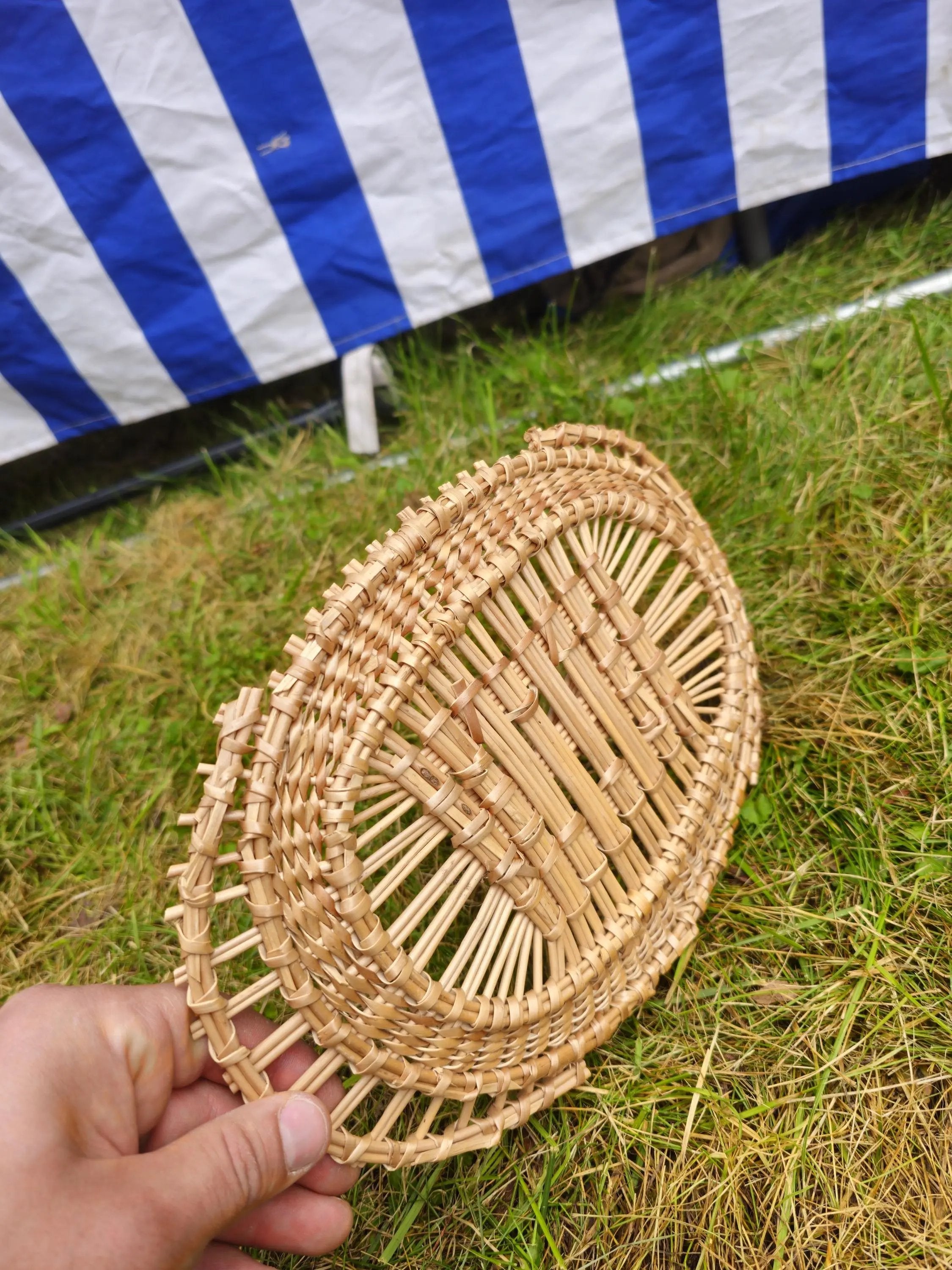 Oval Wicker Tray – Handmade Rustic Serving Tray | Natural Willow Basket - NaturelyWoven
