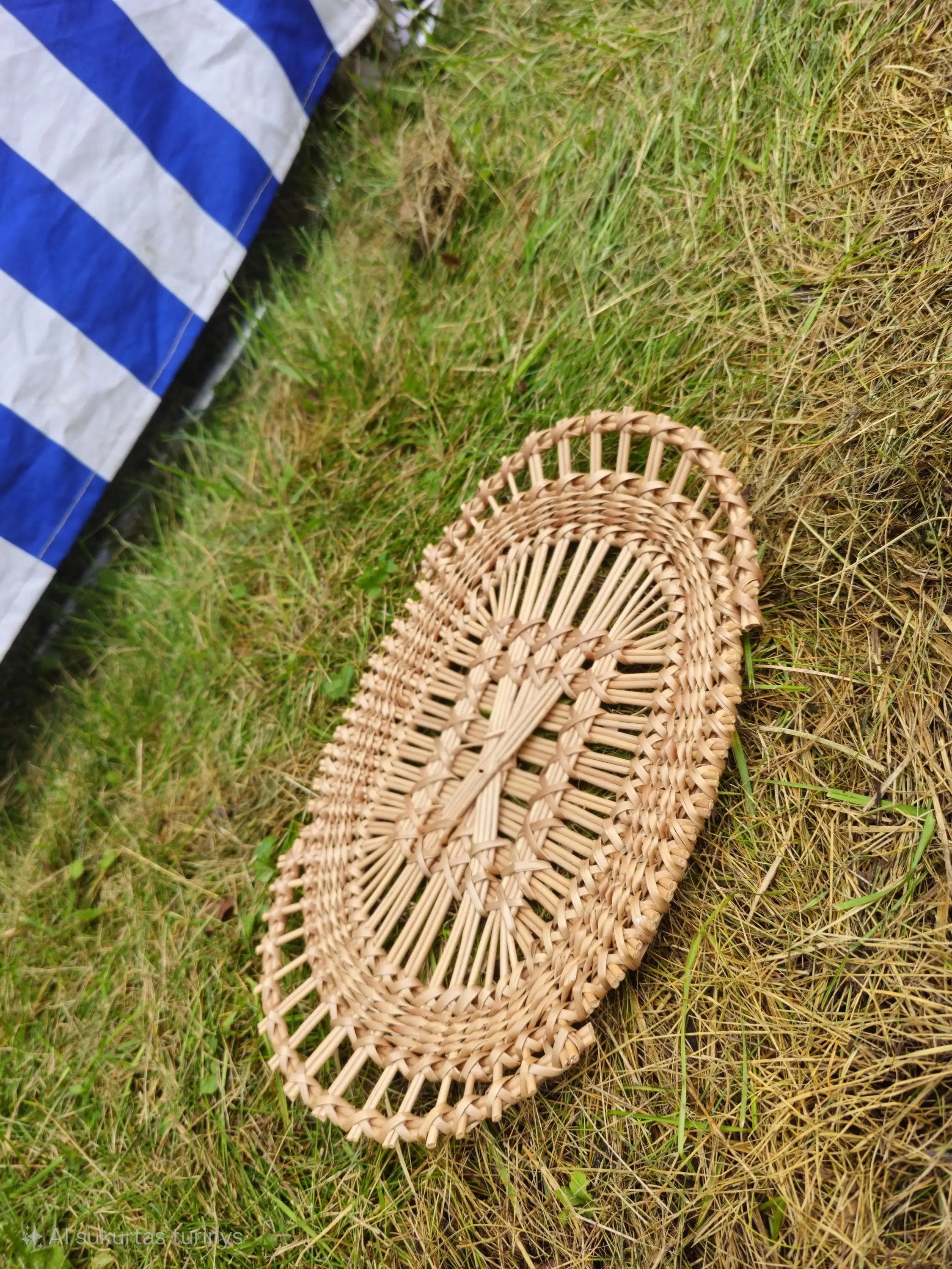 Oval Wicker Tray – Handmade Rustic Serving Tray | Natural Willow Basket - NaturelyWoven