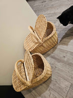 Picnic basket 011b - NaturelyWoven wicker - handmade