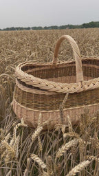 Didelė turgaus pintinė