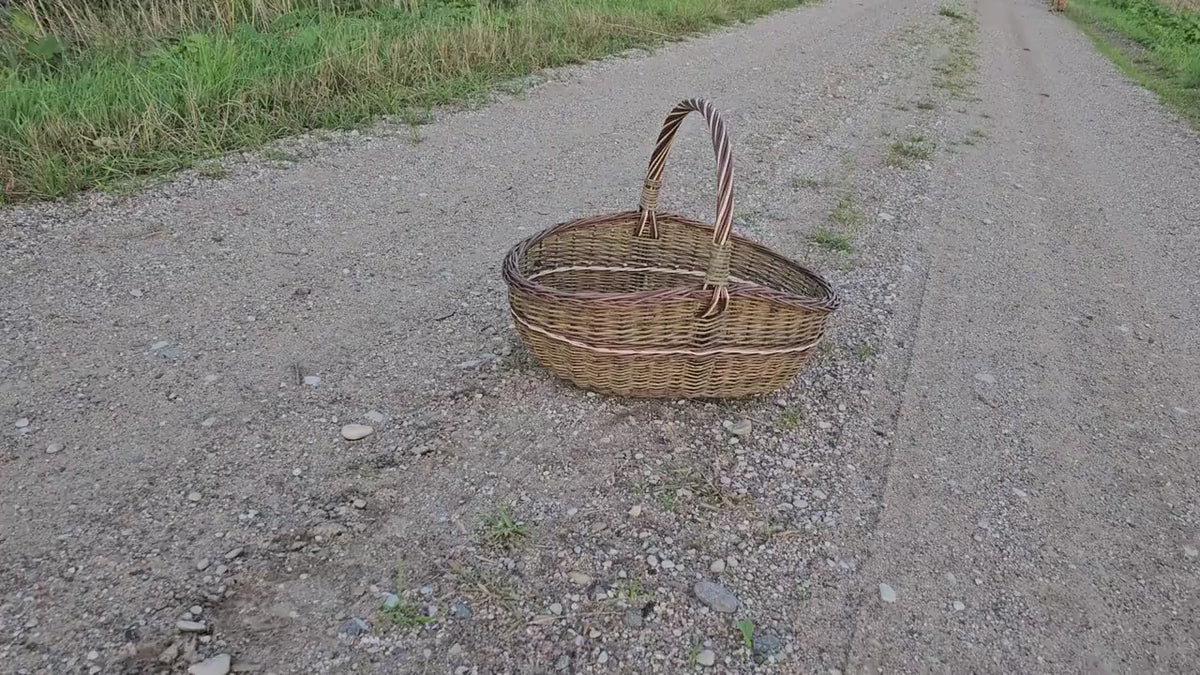 Large Oval Willow Trug video