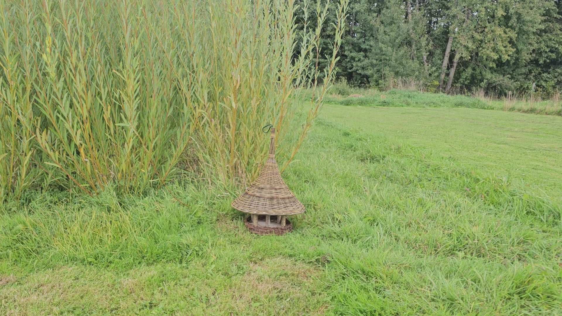 Large Willow Bird Feeder — product video
