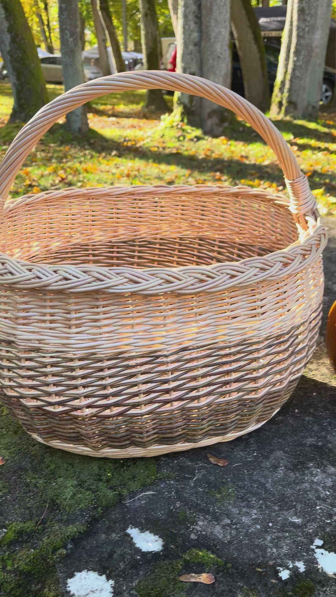 Apple Harvest Basket with Handle
