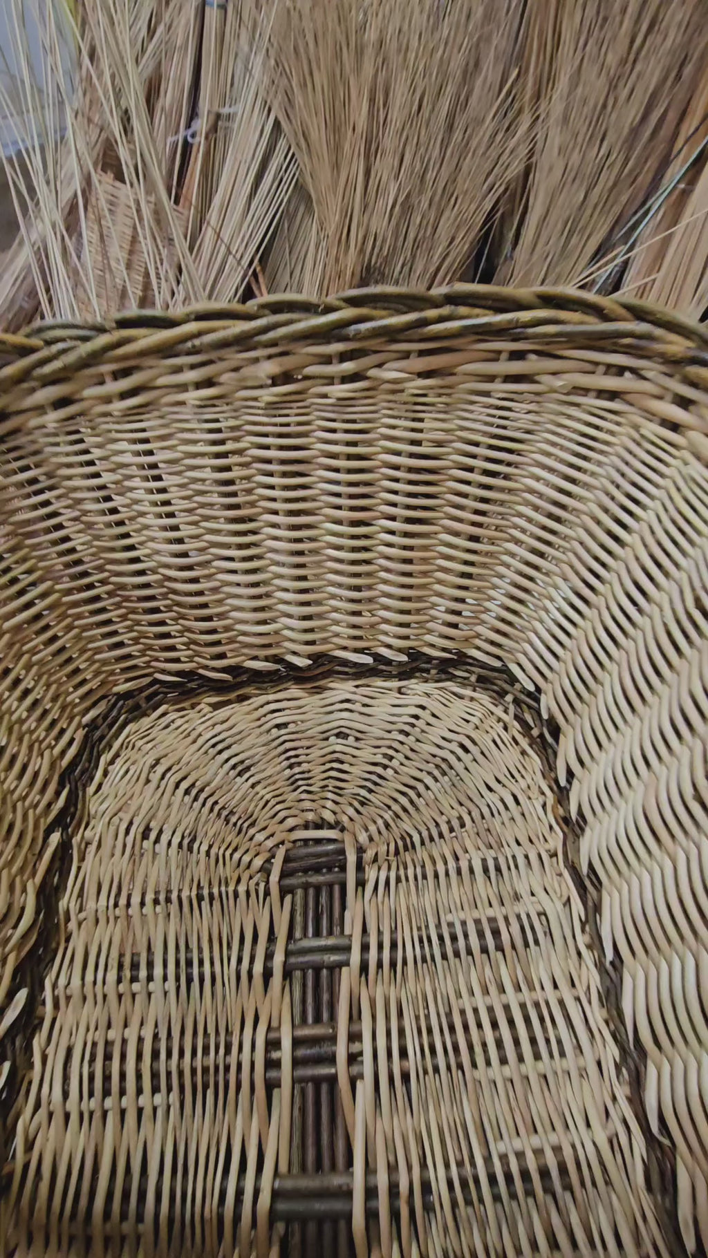Wicker basket 022r