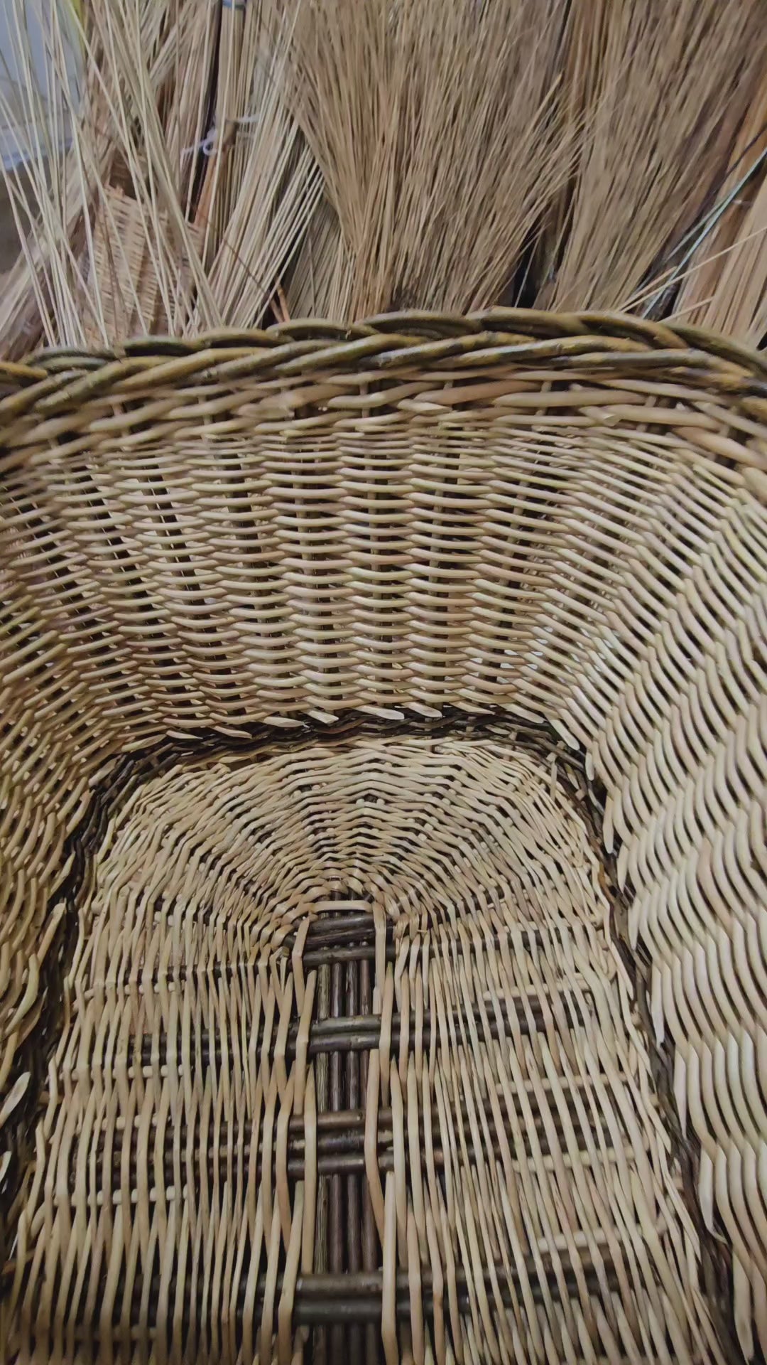 Wicker basket 022r