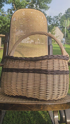 Oval Market Basket with Handle