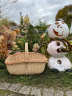 Wicker basket 053b - NaturelyWoven wicker - handmade