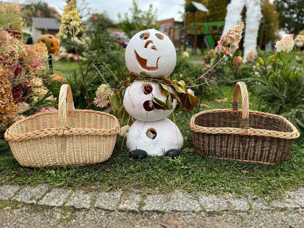 Wicker basket 053b - NaturelyWoven wicker - handmade