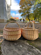 Wicker basket 006b - NaturelyWoven wicker - handmade