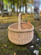 Wicker basket 006b - NaturelyWoven wicker - handmade