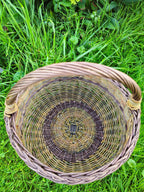 Wicker basket 006b - NaturelyWoven wicker - handmade