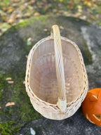 Wicker basket 055b - NaturelyWoven wicker - handmade