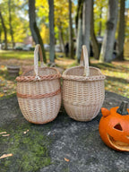 Wicker basket 055b - NaturelyWoven wicker - handmade