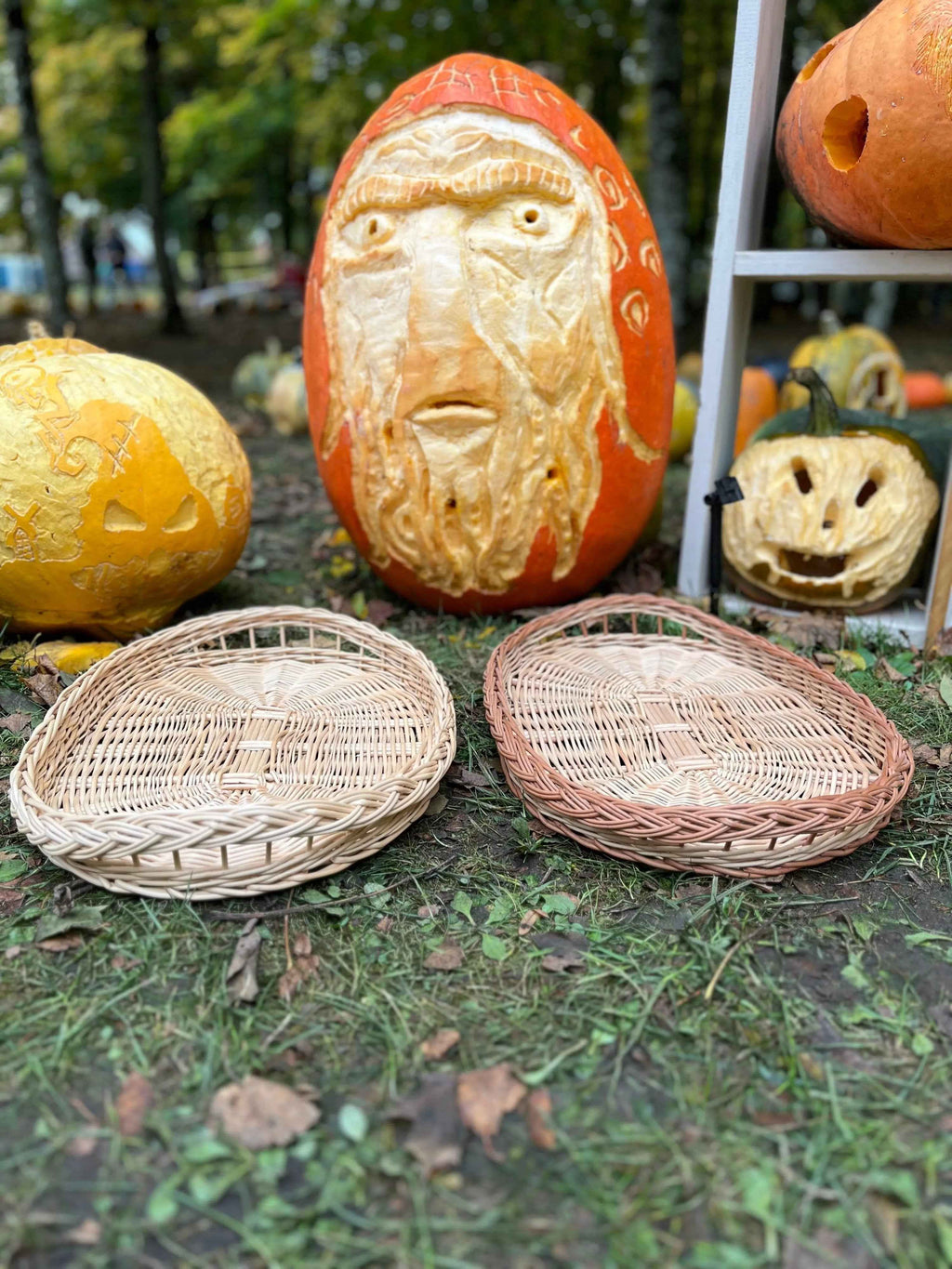 Wicker Tray 019b - NaturelyWoven wicker - handmade