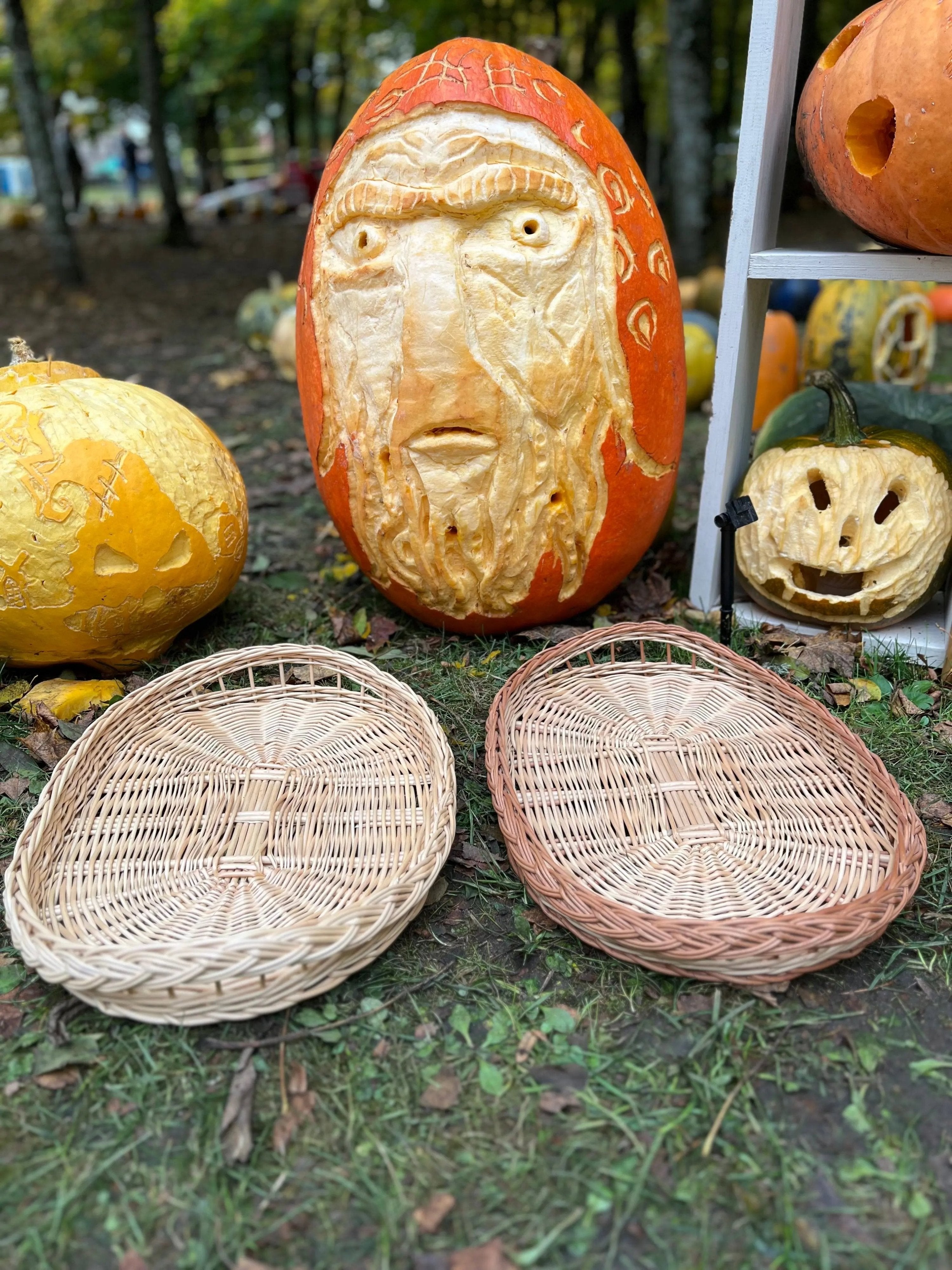 Rustic Bread Tray - Handwoven Wicker Tray | Natural Willow Basket Platter - NaturelyWoven