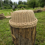 Wicker food cover 017b - NaturelyWoven wicker - handmade