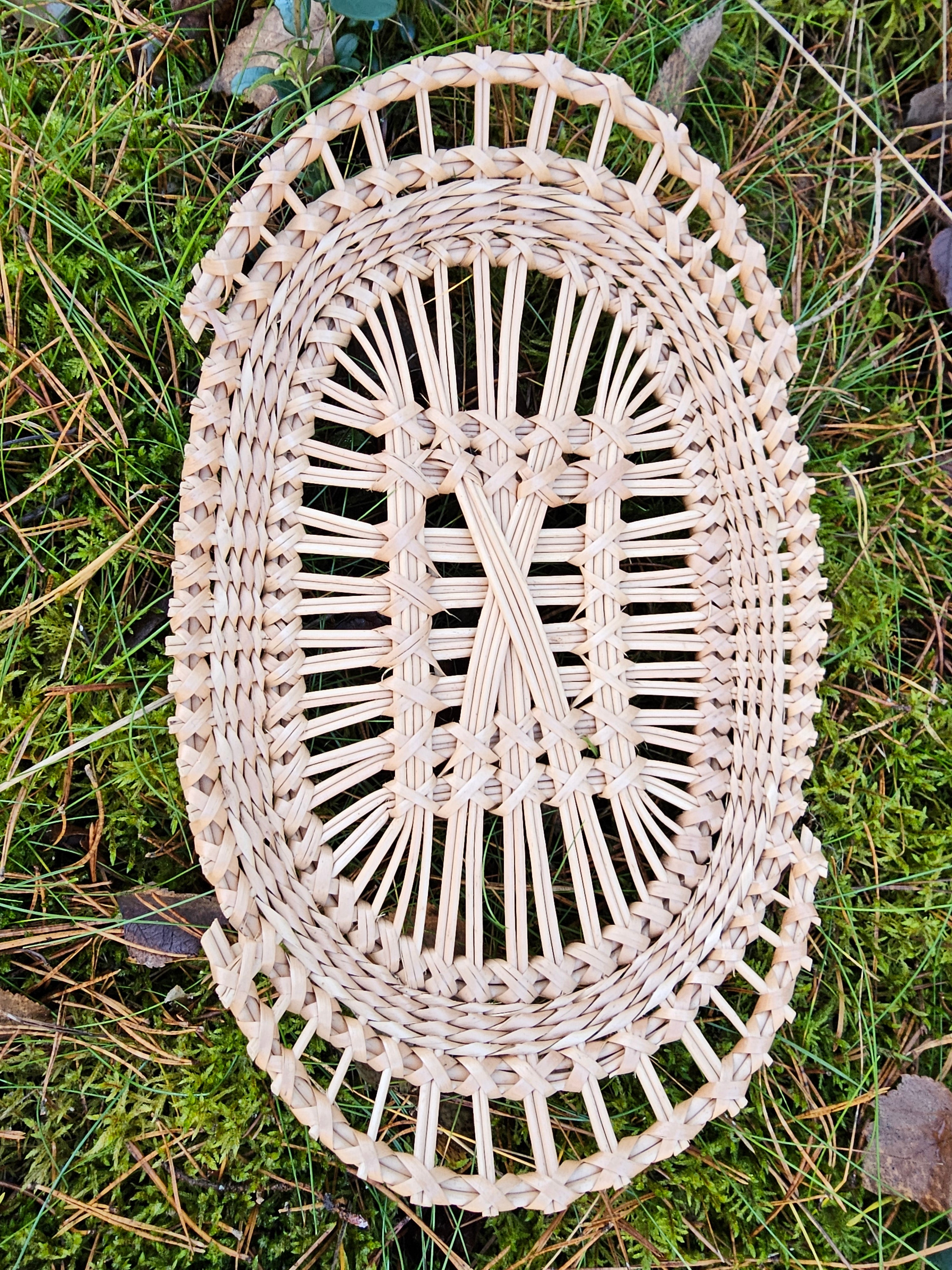 Rustic serving tray 001r - NaturelyWoven