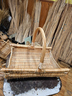 Wicker basket 011r - NaturelyWoven wicker - handmade