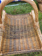 Wicker basket 011r - NaturelyWoven wicker - handmade