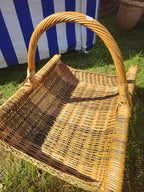 Wicker basket 011r - NaturelyWoven wicker - handmade