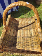 Wicker basket 011r - NaturelyWoven wicker - handmade
