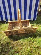 Wicker basket 011r - NaturelyWoven wicker - handmade