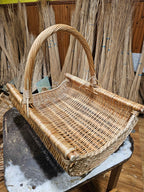 Wicker basket 011r - NaturelyWoven wicker - handmade