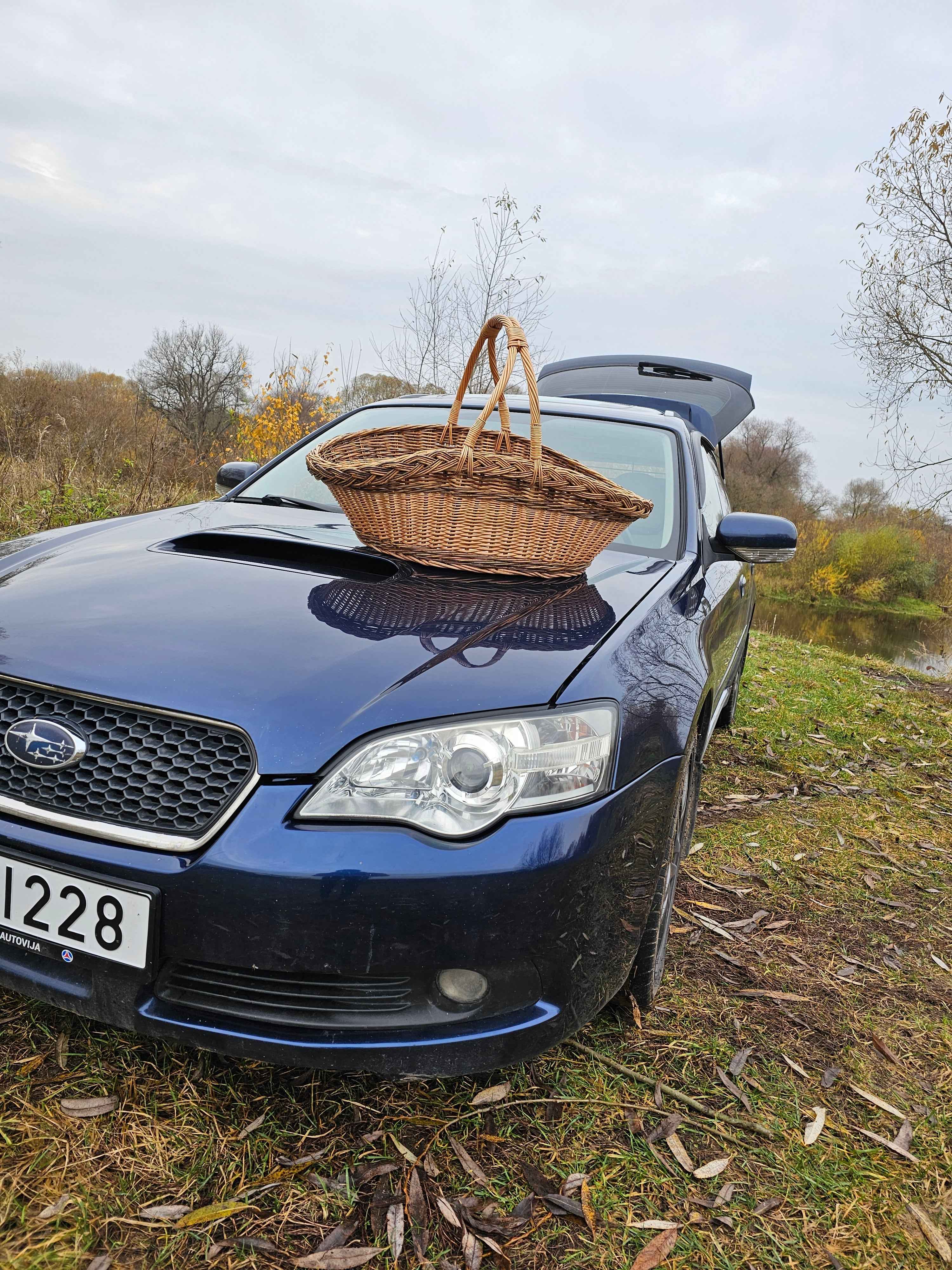 Wicker basket 031r - NaturelyWoven wicker - handmade