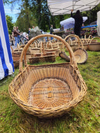 Wicker basket 031r - NaturelyWoven wicker - handmade