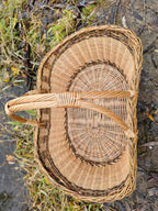 Wicker basket 031r - NaturelyWoven wicker - handmade