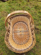 Wicker basket 031r - NaturelyWoven wicker - handmade