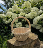 Small wicker basket 042b - NaturelyWoven wicker - handmade