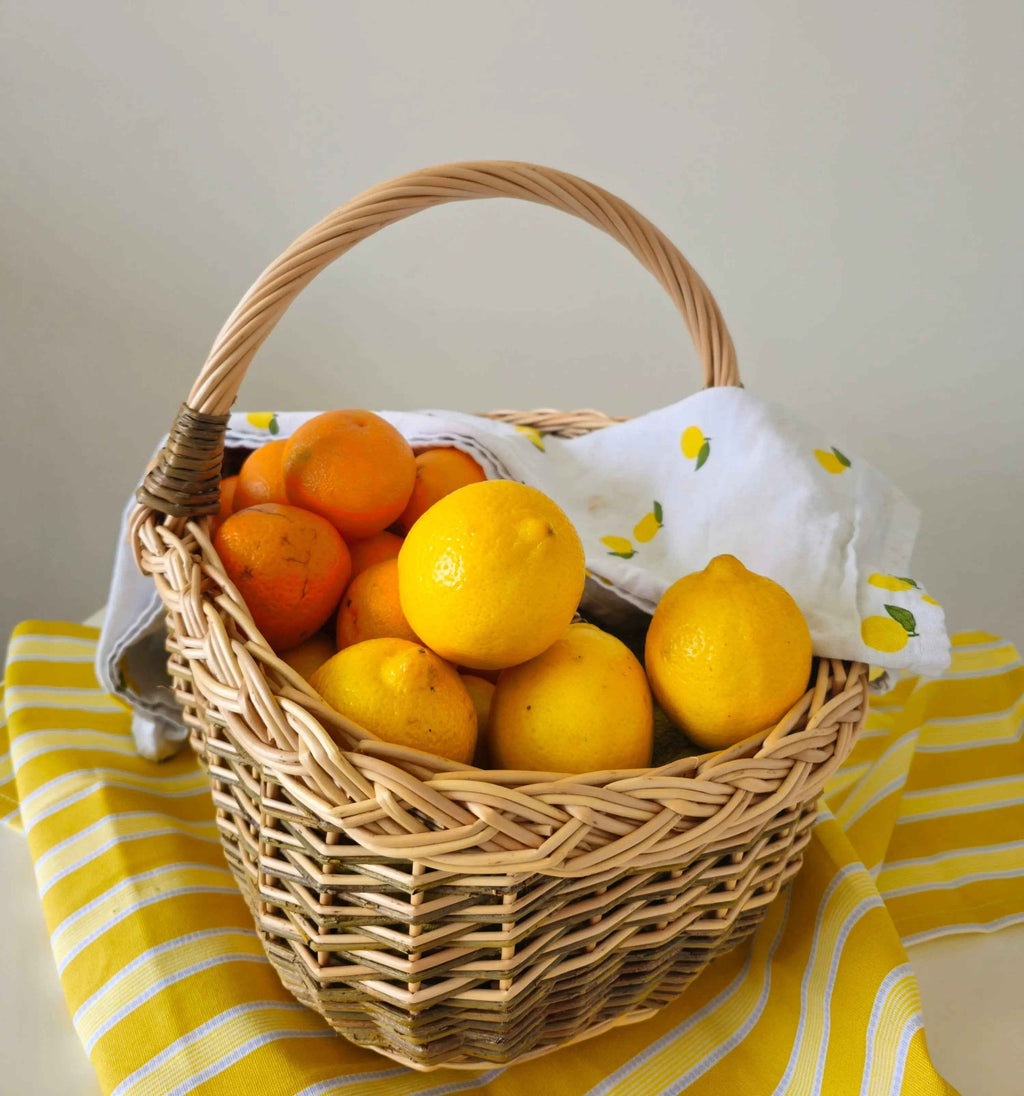 Small wicker basket 051b - NaturelyWoven wicker - handmade