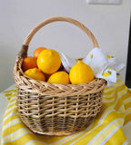 Small wicker basket 051b - NaturelyWoven wicker - handmade