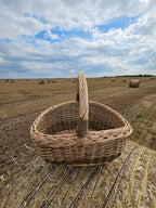 Small wicker basket 051b - NaturelyWoven wicker - handmade