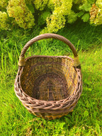 Small wicker basket 051b - NaturelyWoven wicker - handmade