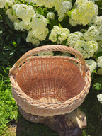 Wicker basket 039b - NaturelyWoven wicker - handmade