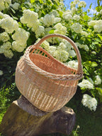 Wicker basket 039b - NaturelyWoven wicker - handmade