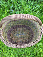 Wicker basket 039b - NaturelyWoven wicker - handmade