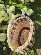 Wicker basket 039b - NaturelyWoven wicker - handmade