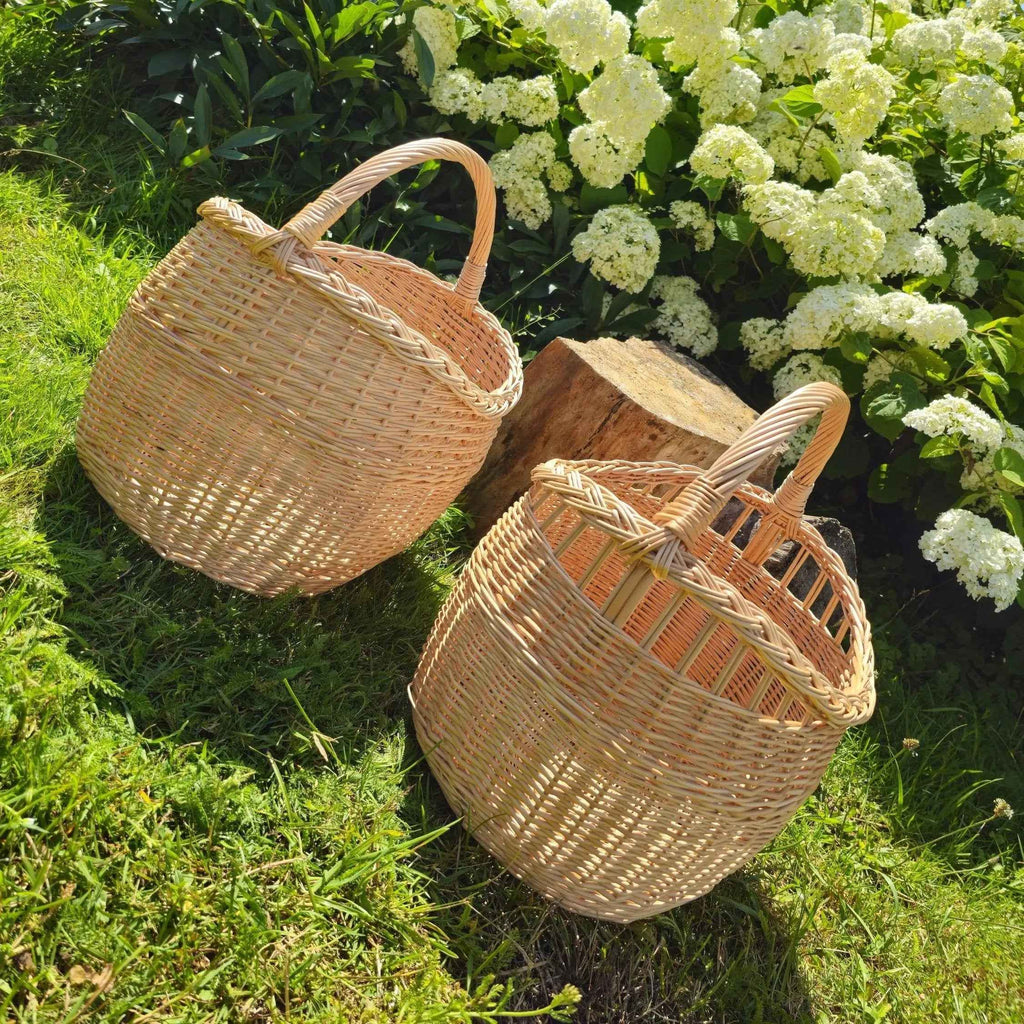 Wicker basket 039b - NaturelyWoven wicker - handmade