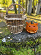 Wicker basket 040b - NaturelyWoven wicker - handmade